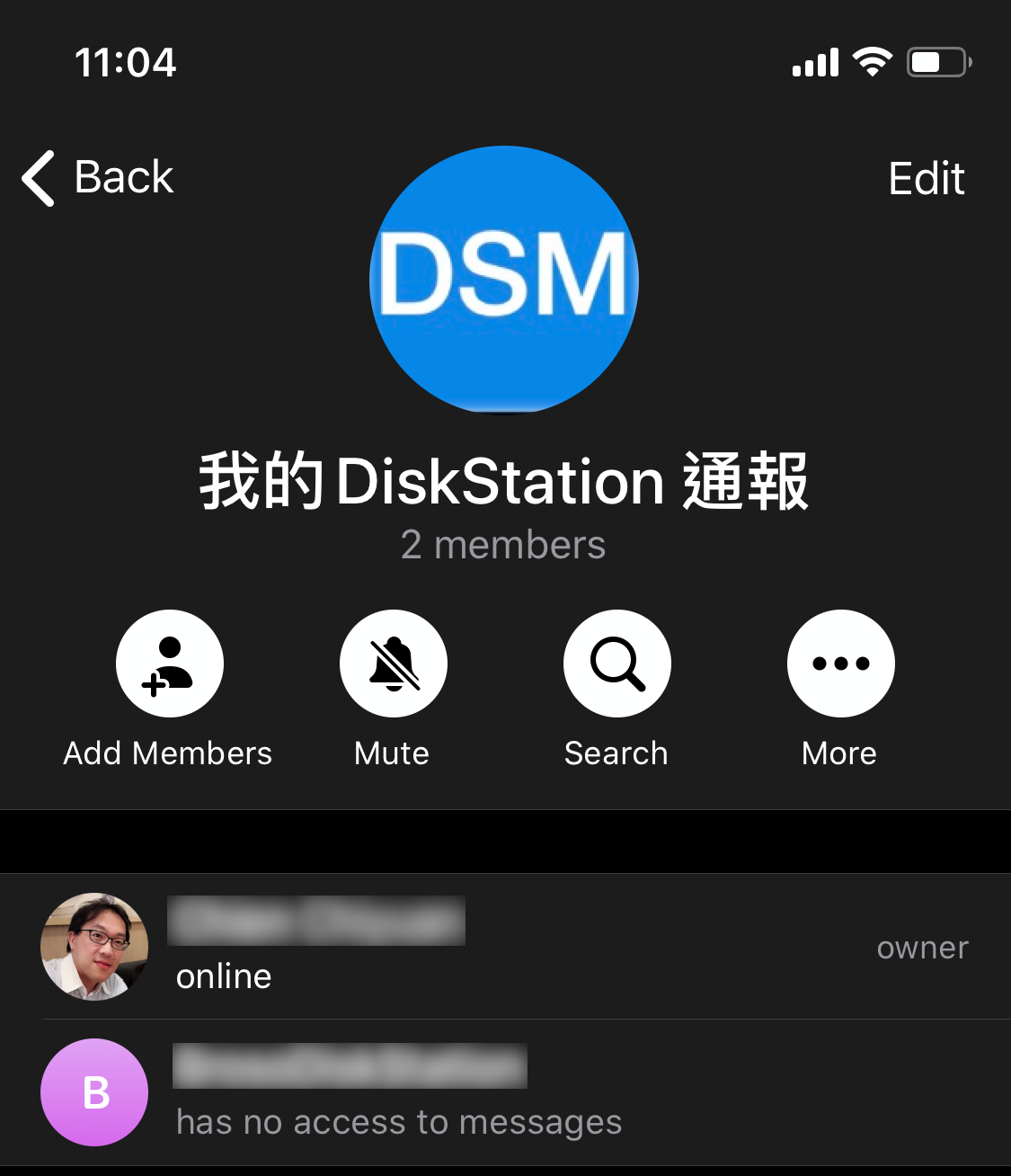 透過 Telegram 發送 Synology 的系統通知